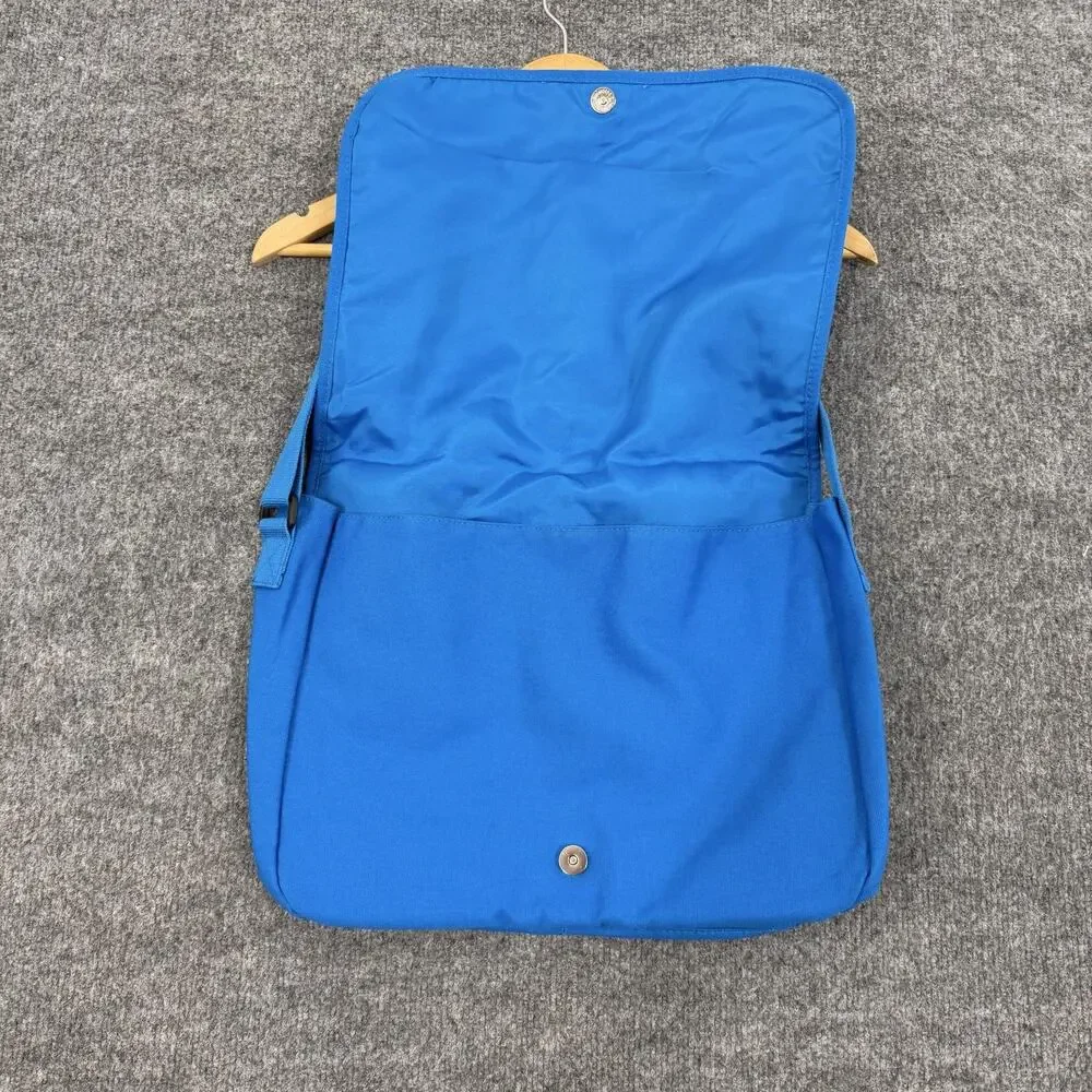 Polo Ralph Lauren Big Pony Canvas Messenger Bag Blue Green Collage Travel Work